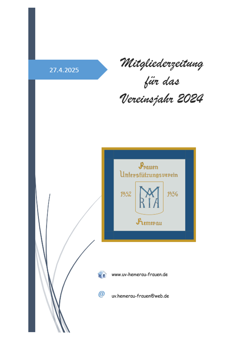 Vereinszeitung 2025 Vereinszeitung 2025